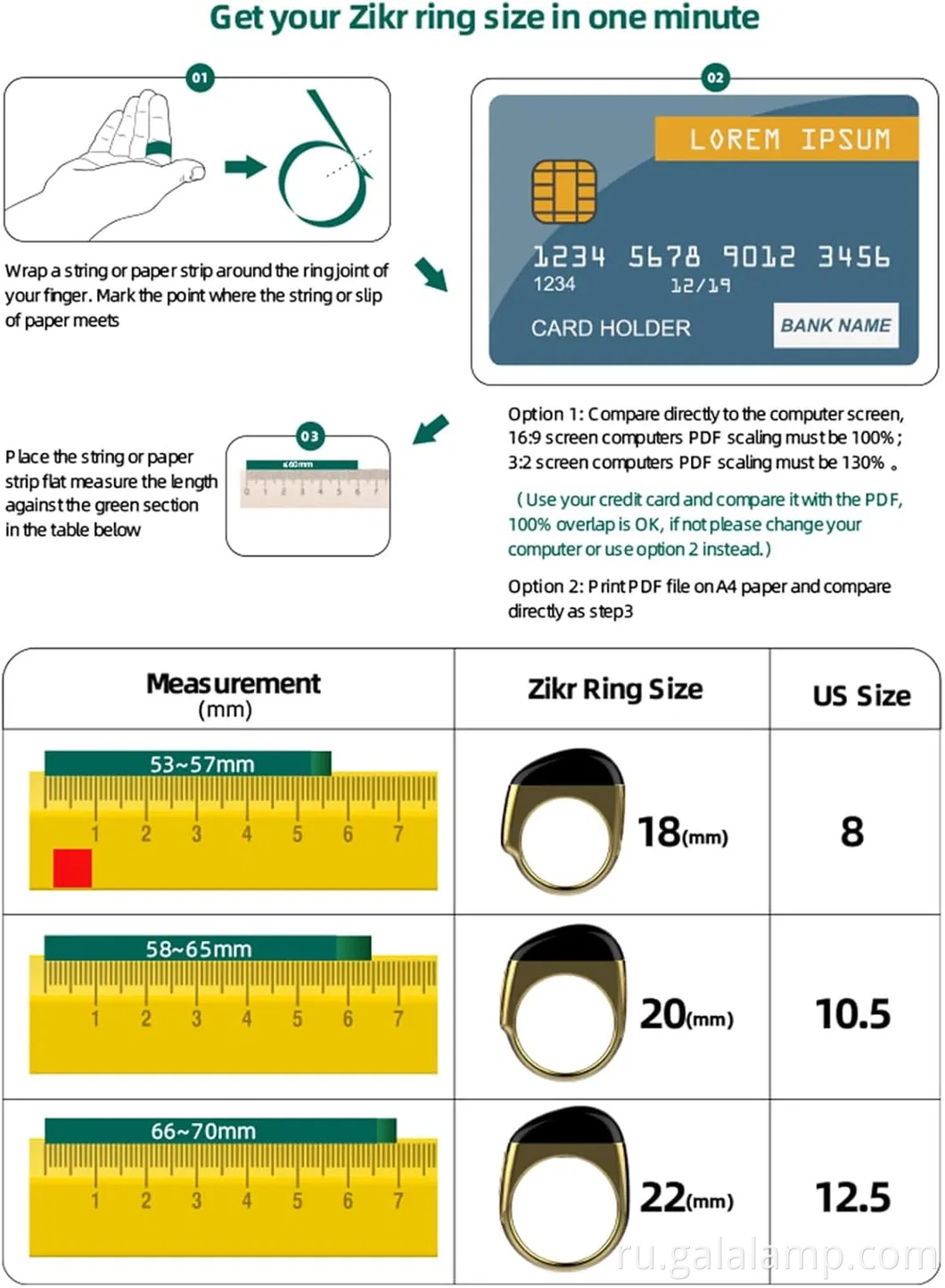 Умные цифровые кольца Tasbih - водонепроницаемый молитвенный счетчик с OLED -экраном